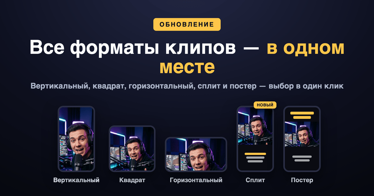 Форматы клипов: какой выбрать для Shorts, Reels и TikTok