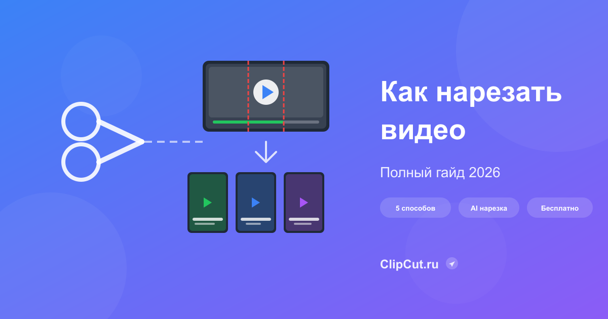 Как нарезать видео: полный гайд 2026